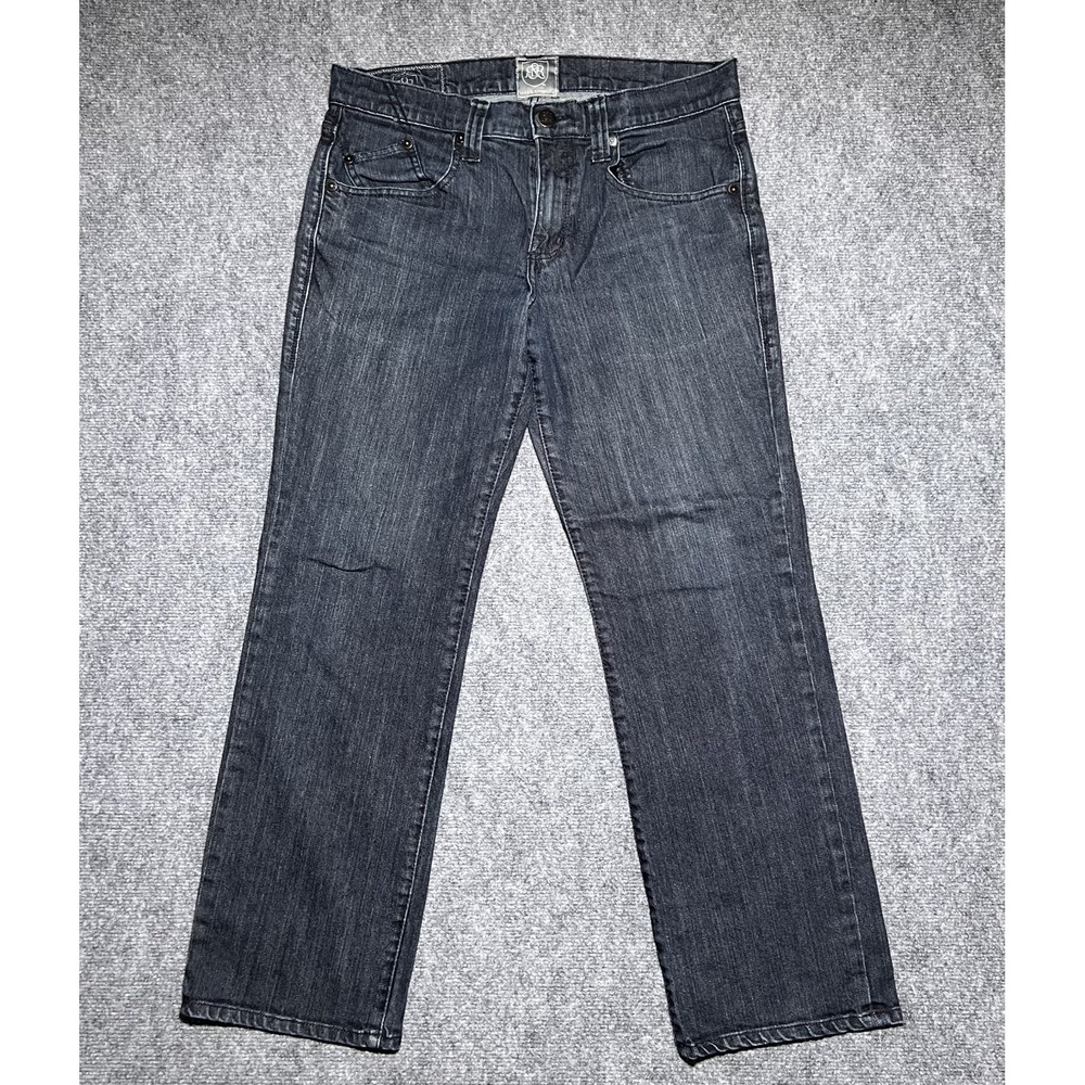 Rock and Republic‎ Jeans Straight Rigid Dark Wash Low Rise Men 33x30 Casual